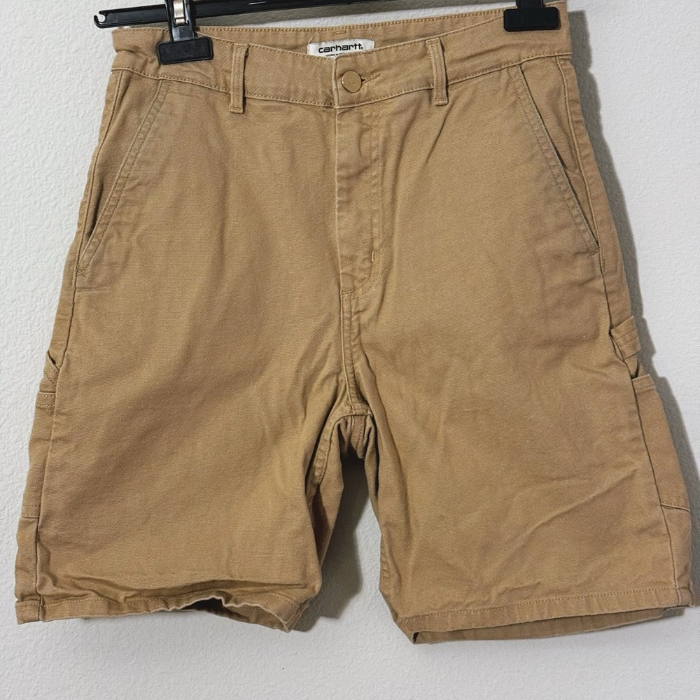 Carhartt Tan Cargo Shorts Classic Summer Style